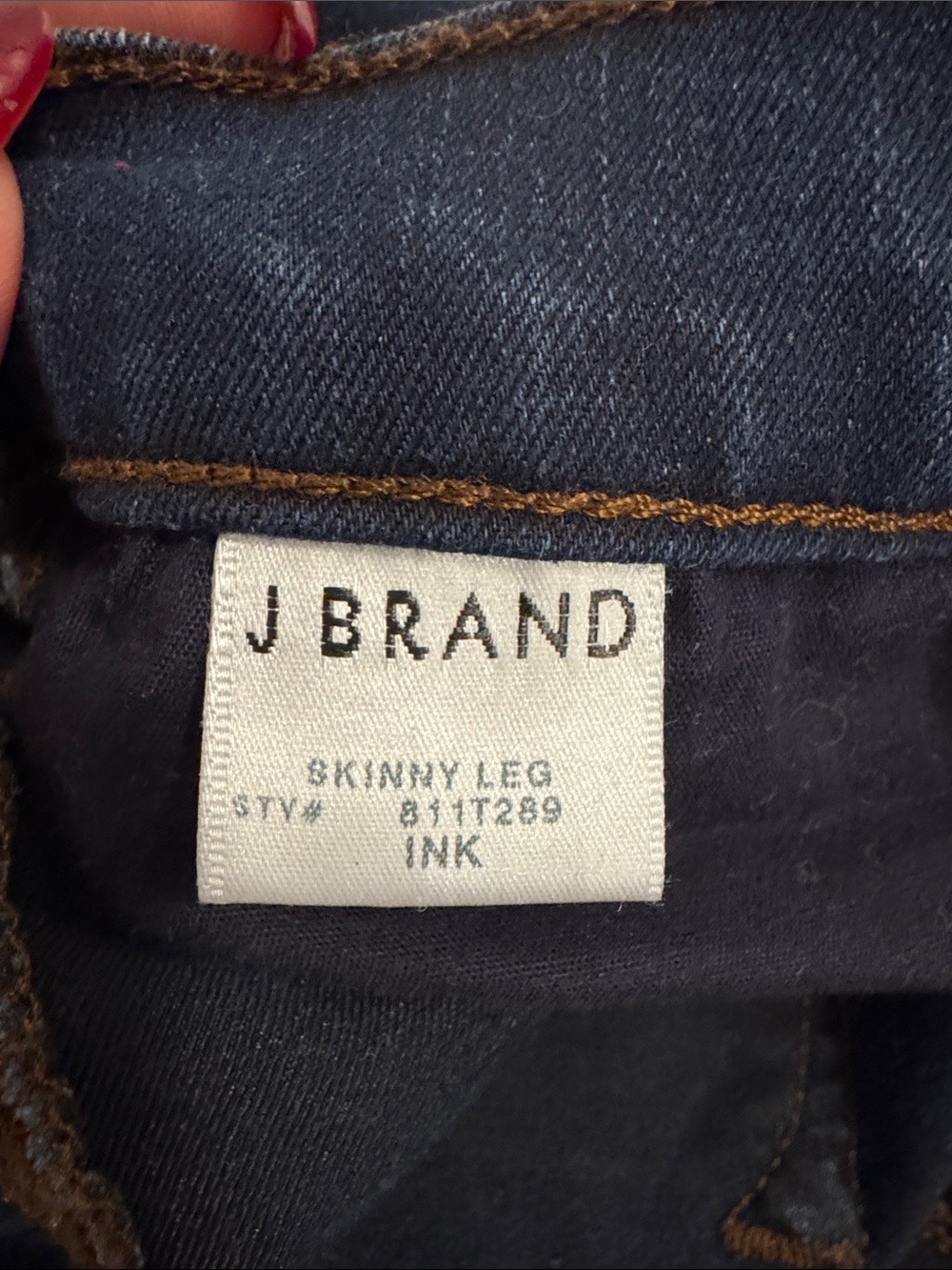 J Brand Dark Blue Slim Jeans - Picture 5 of 6